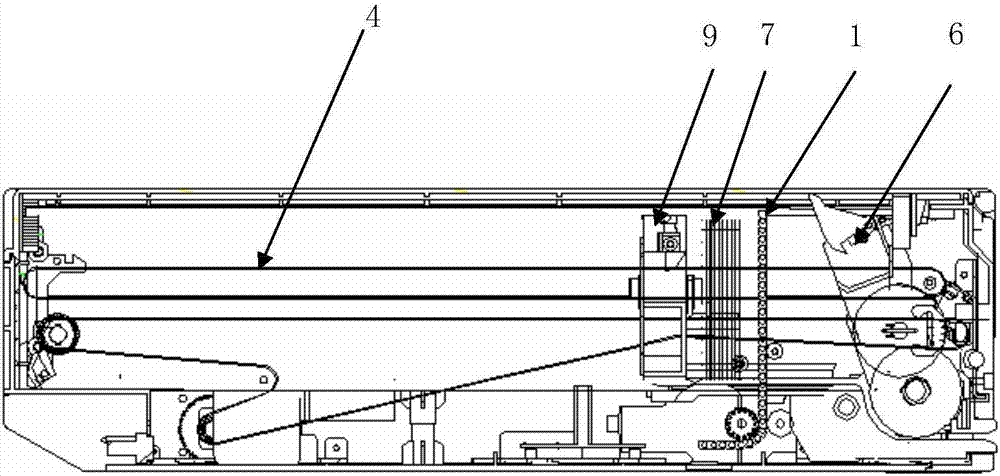 Circulating currency box with temporary storage function and working method thereof