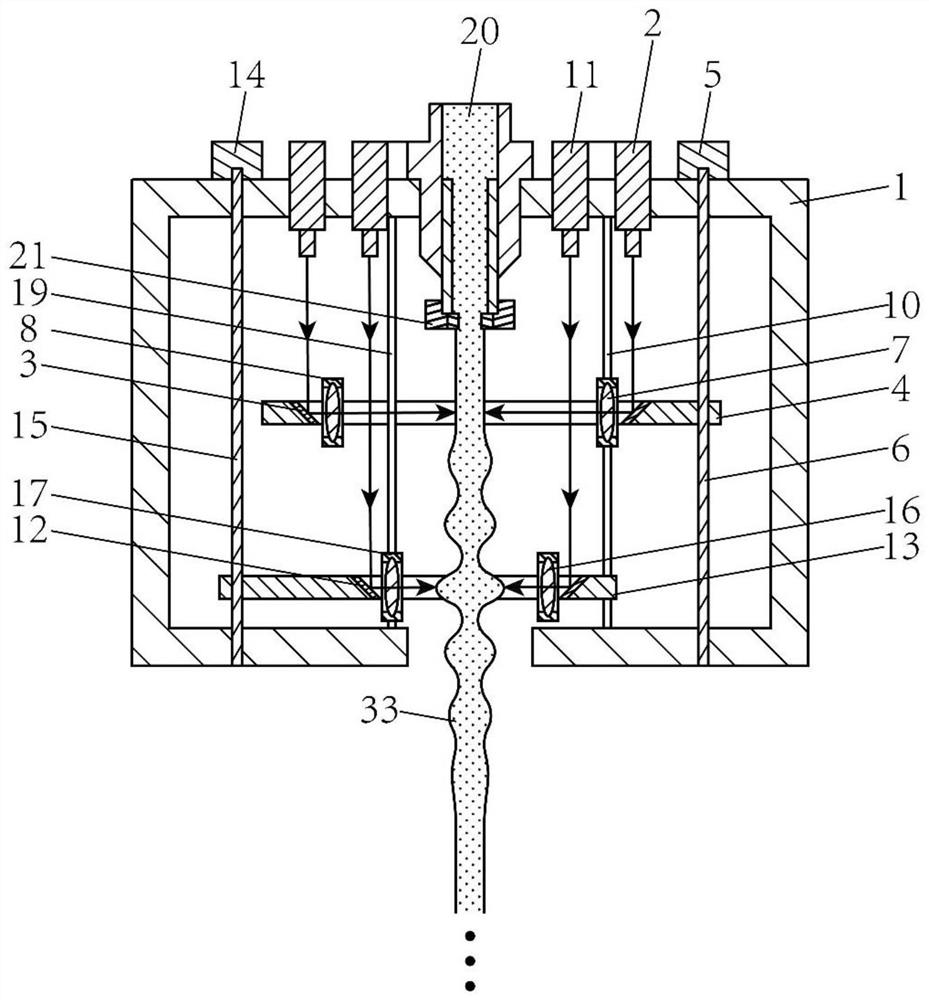 A device for controlling liquid jet crushing