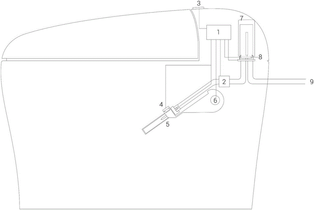 Water spraying pipe system of intelligent bidet seat or intelligent toilet bowl