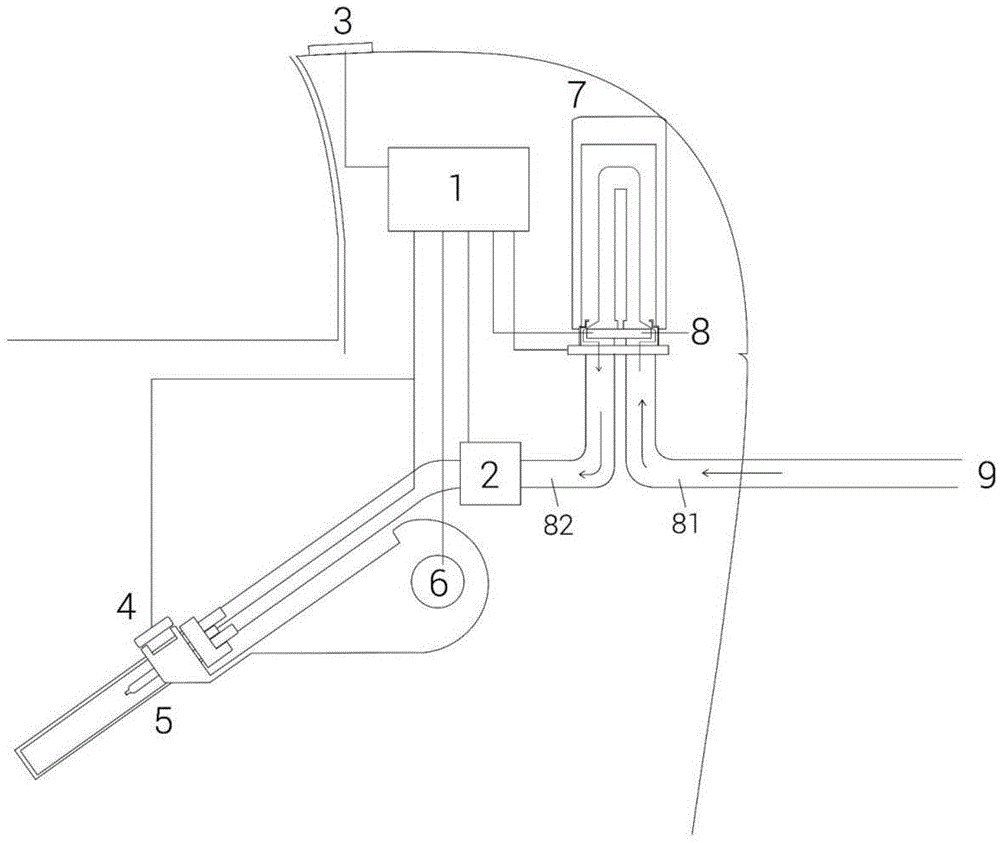 Water spraying pipe system of intelligent bidet seat or intelligent toilet bowl