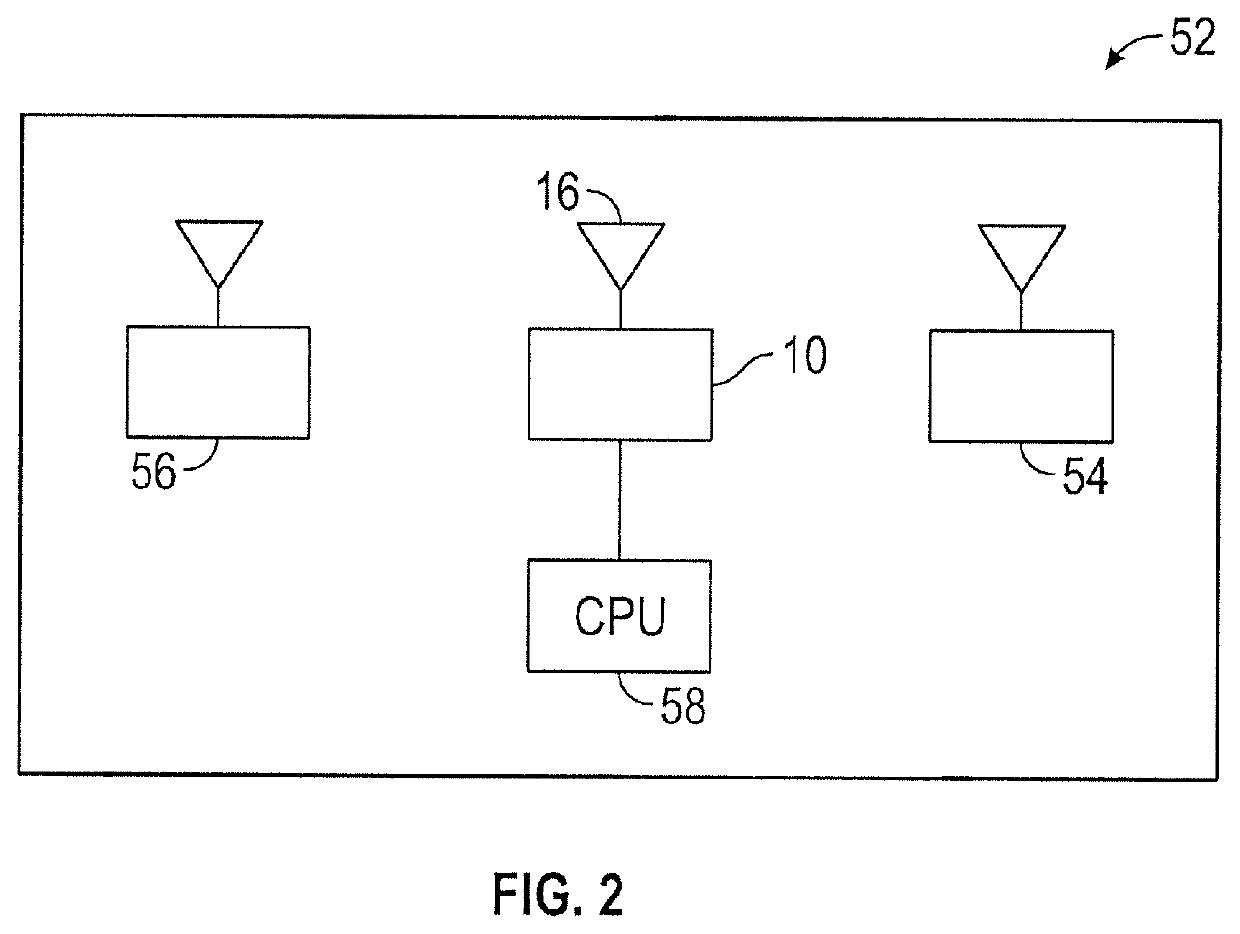 Bistatic radar system for motor vehicle applications