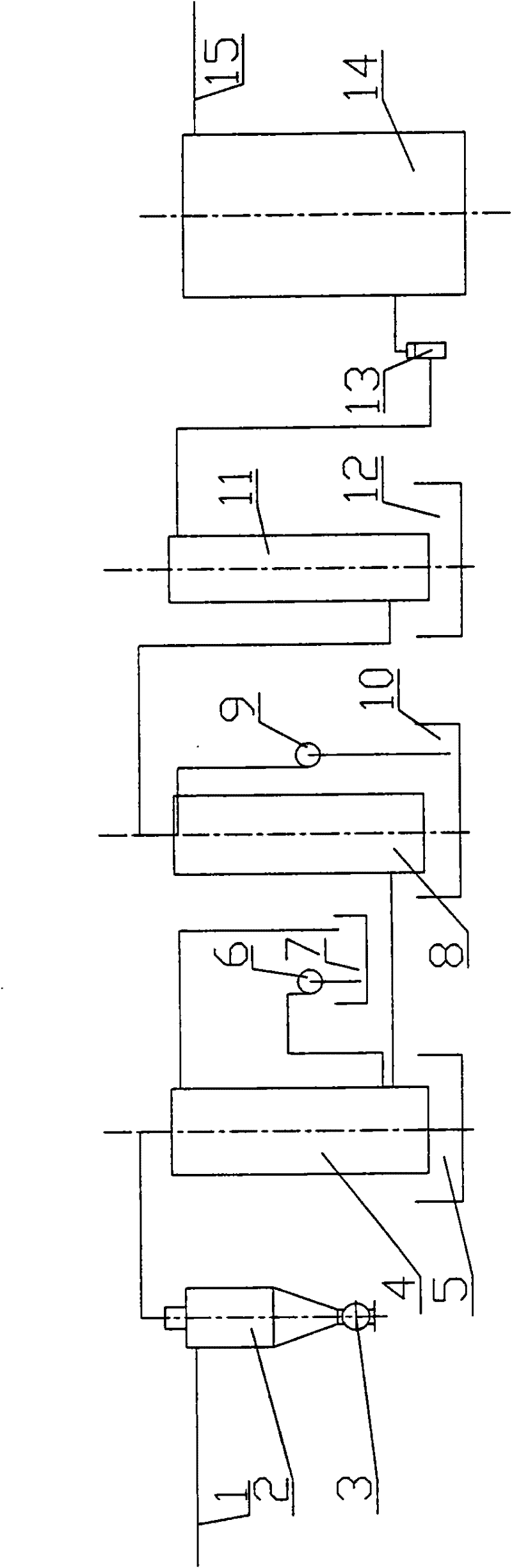 Gas-liquid separation and purification system for pyrolysis gas of agriculture and forestry biomass materials