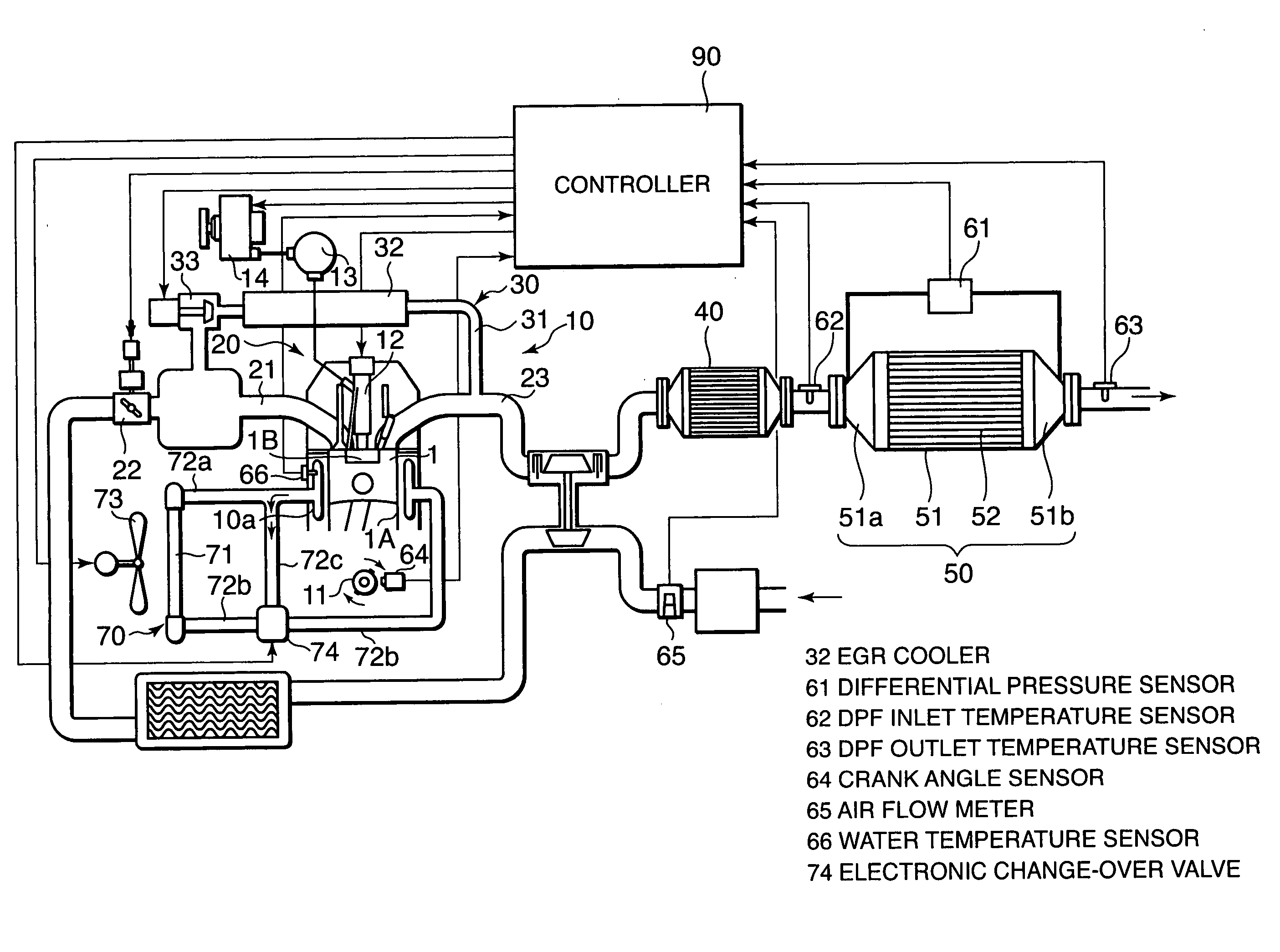 Diluted oil regeneration in internal combustion engine