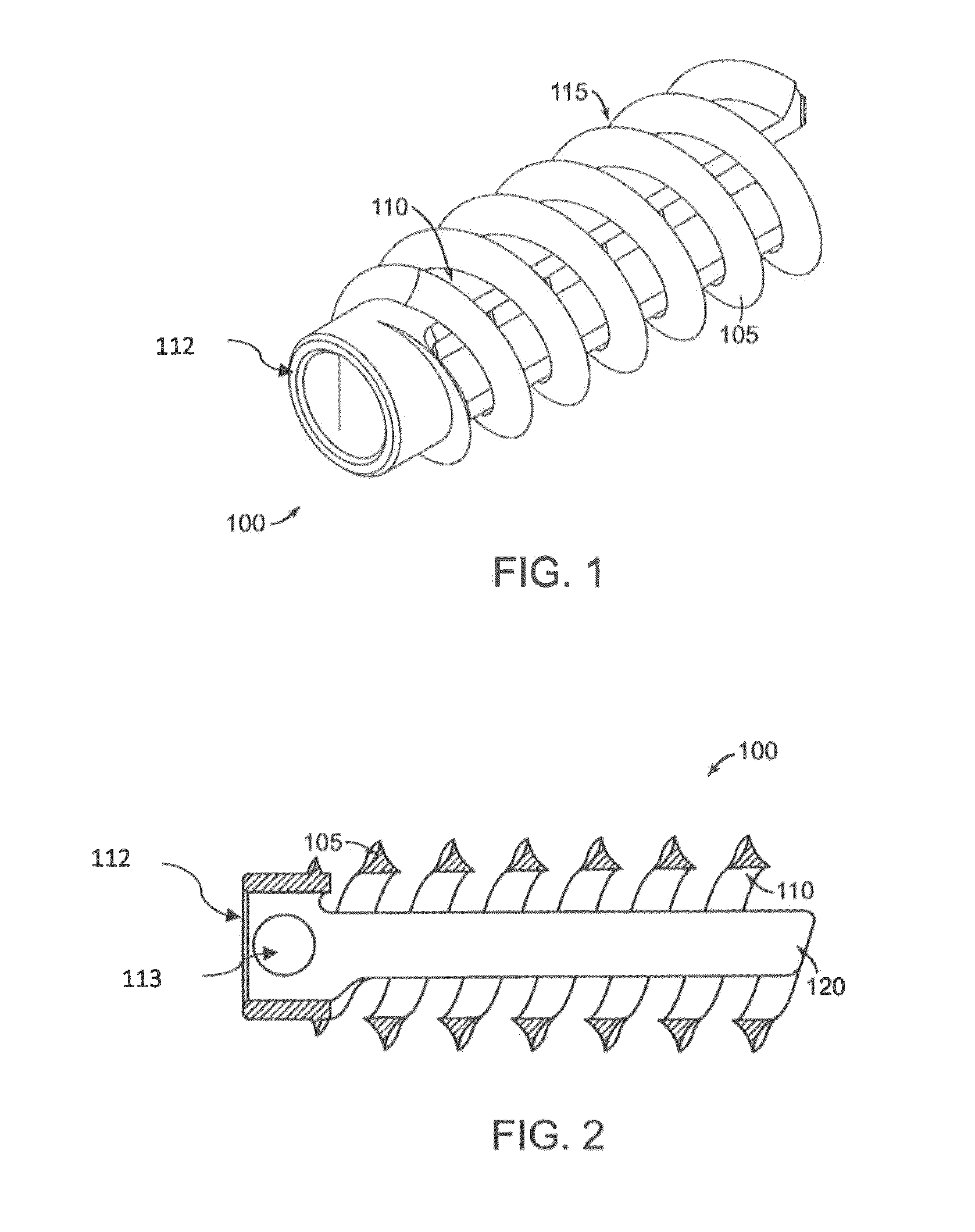 Reduced area thread profile for an open architecture anchor