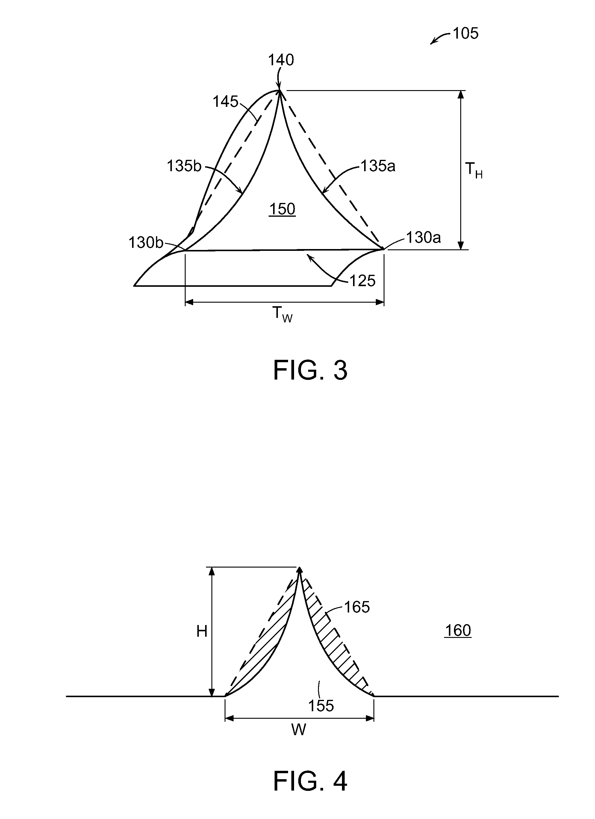 Reduced area thread profile for an open architecture anchor