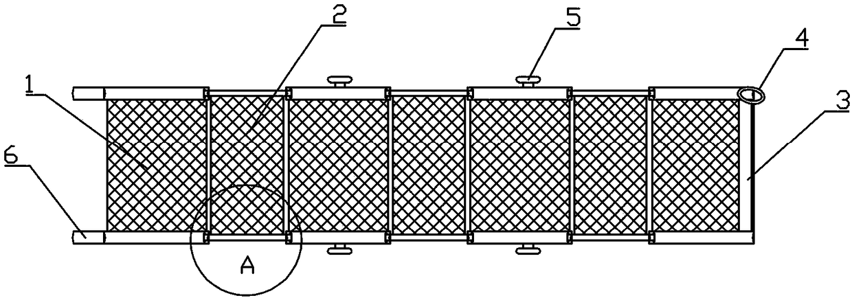 Temporary passage for tower crane and installation method thereof