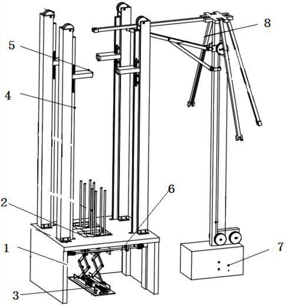 Disabled-aided automatic trouser selecting and wearing machine