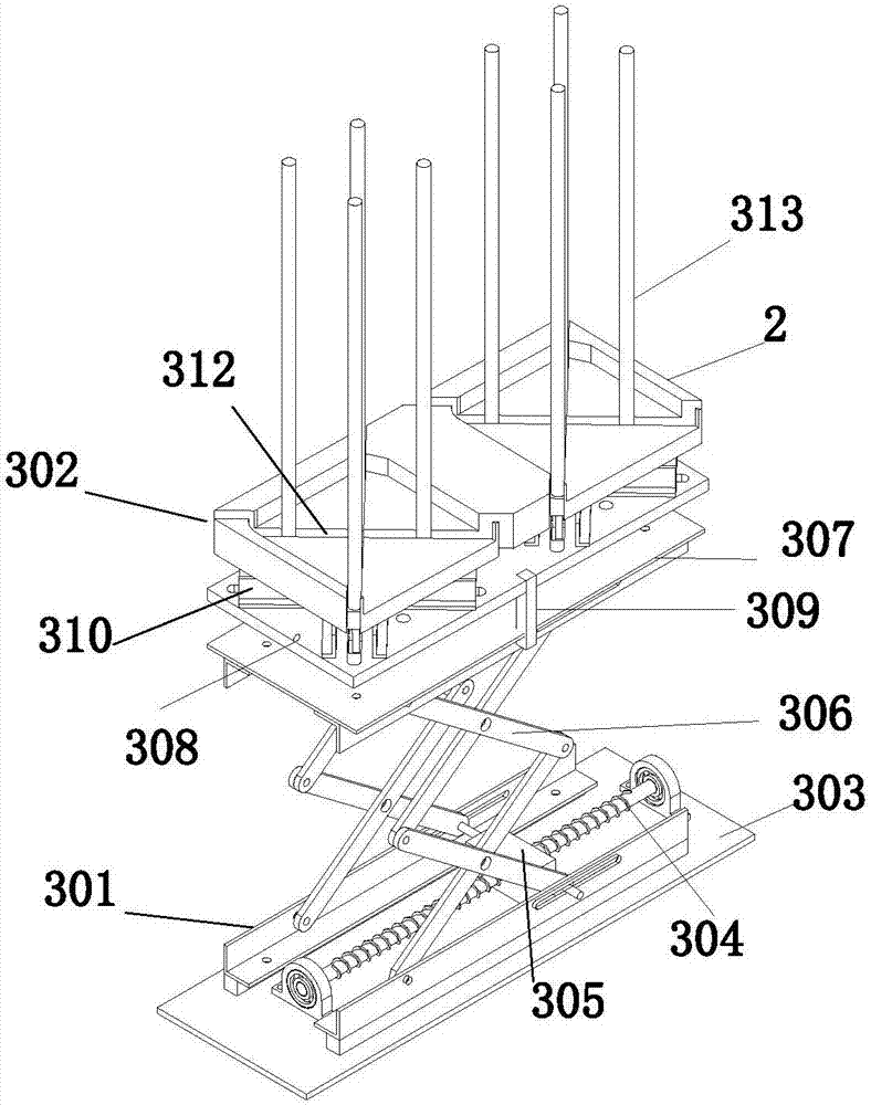 Disabled-aided automatic trouser selecting and wearing machine