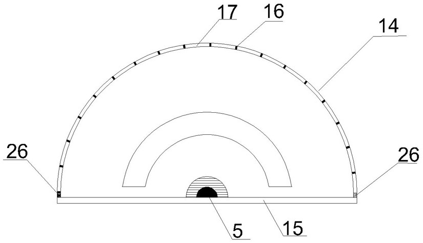 Pile-soil interaction indoor test device under action of combined cyclic load and installation method