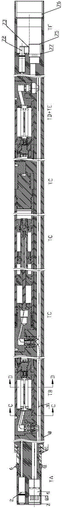 Device for measuring and sampling fluid pressure in exploration stratum