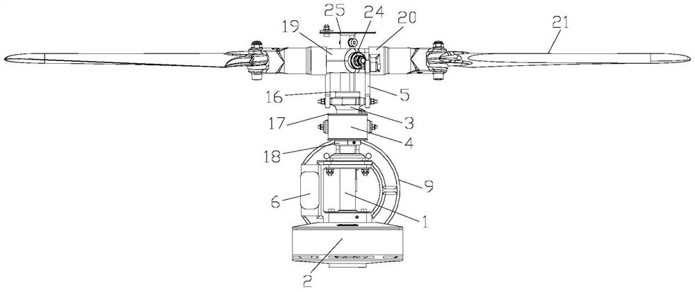 Helicopter rotary electric direct drive variable pitch tail rotor assembly and helicopter