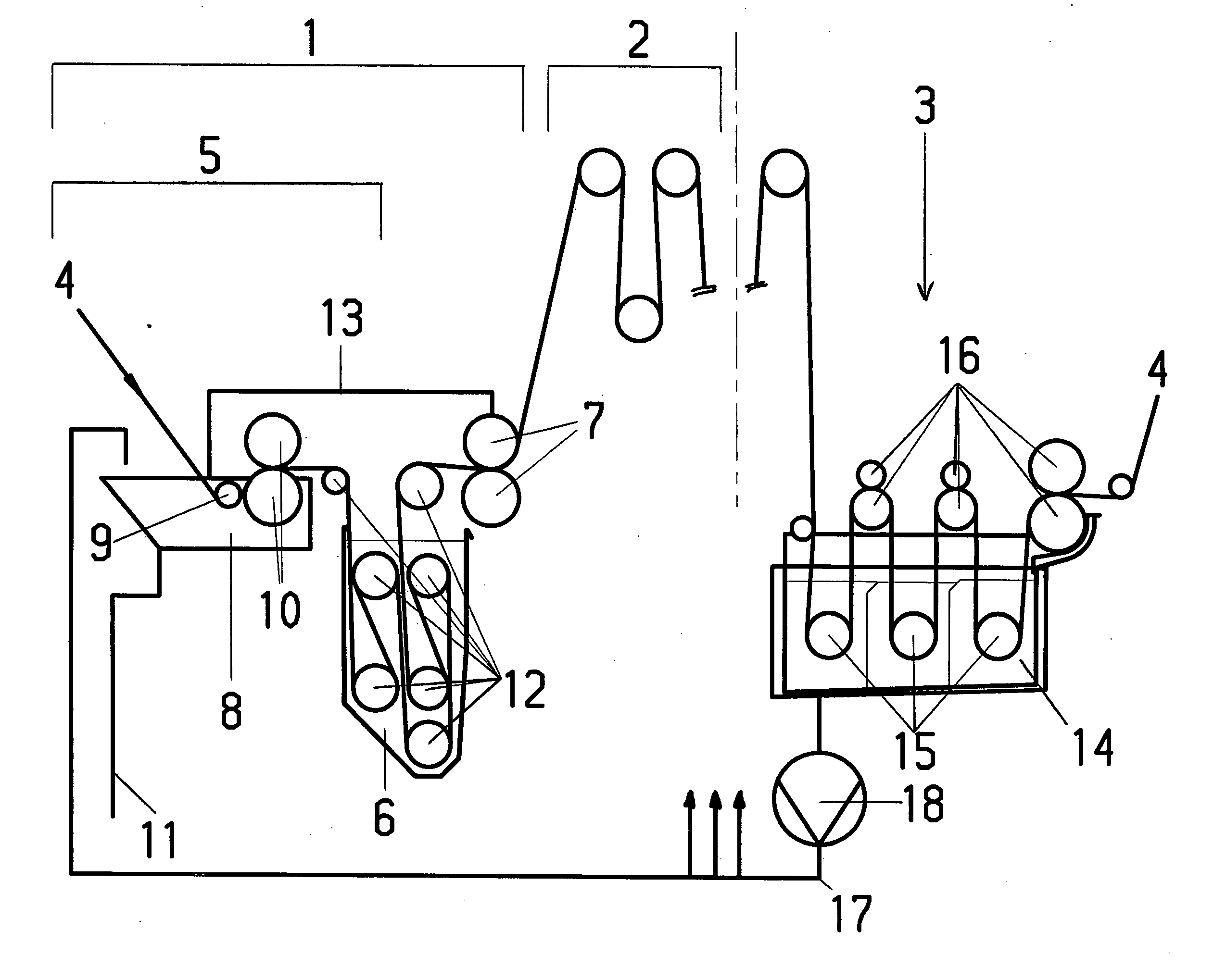 Method of and device for coloring of textiles