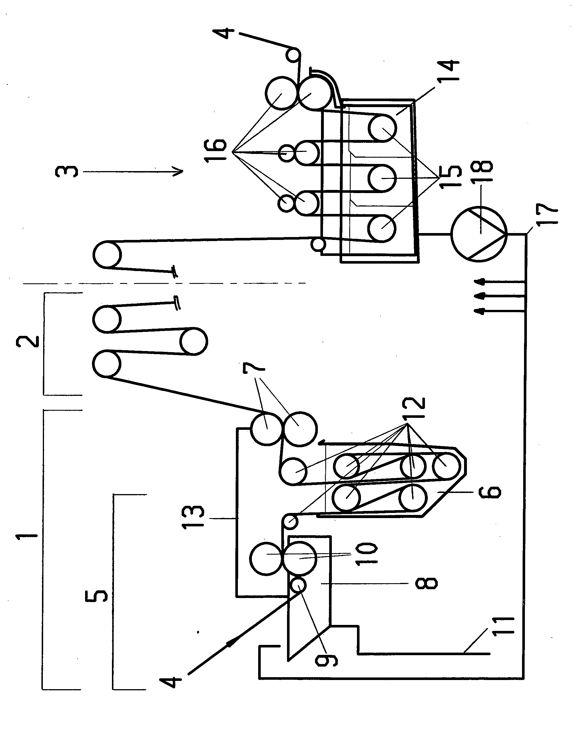 Method of and device for coloring of textiles