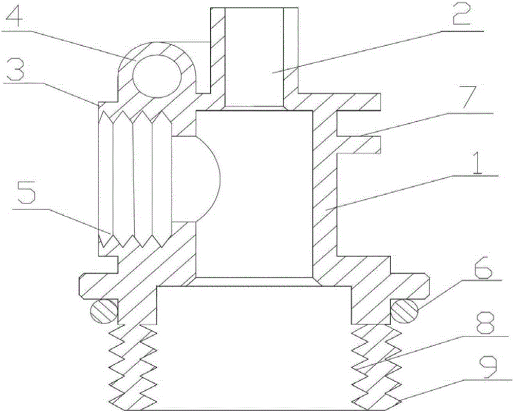 Anode polarization and coloration treatment method of aluminum alloy extinguisher valve body