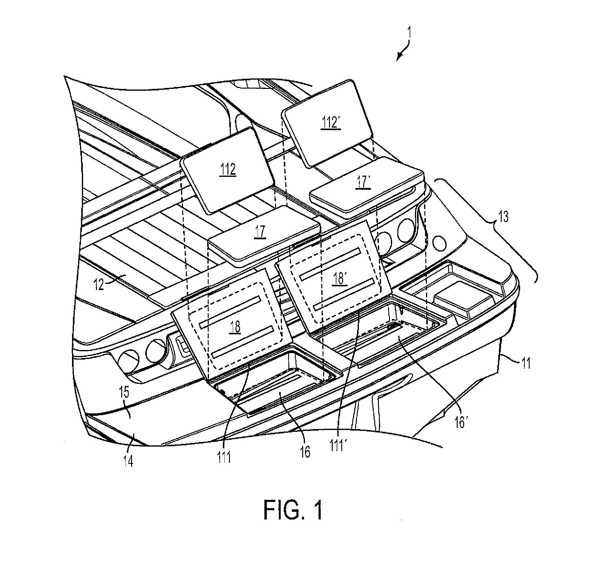 Vessel platform with integrated seating