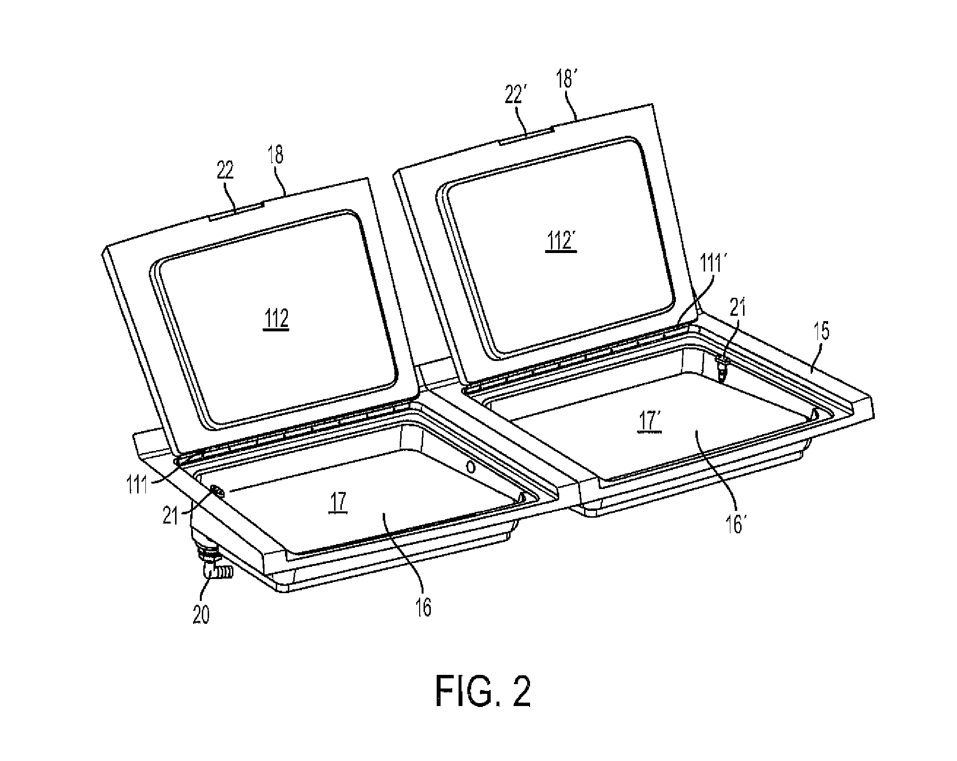 Vessel platform with integrated seating