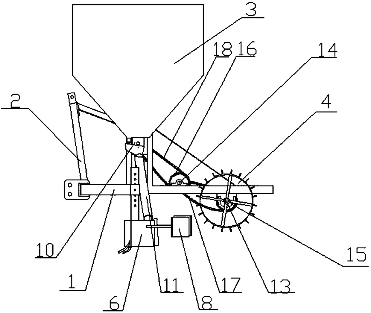 Chemical fertilizer applicator