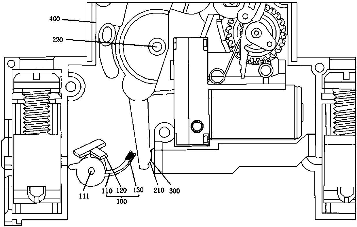 Arc extinguishing system of miniature circuit breaker