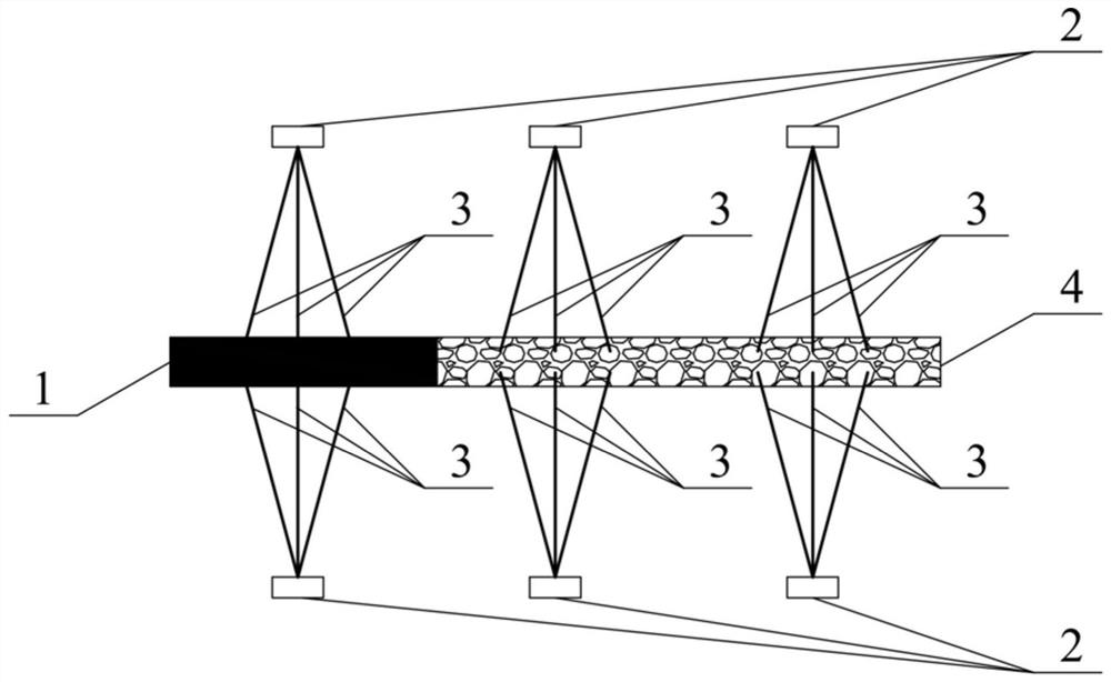 Method for extracting gas and preventing and extinguishing fire by using composite drill hole