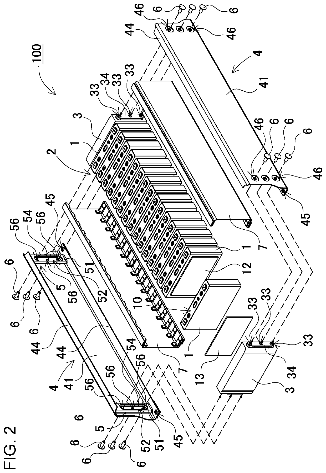 Power supply device, vehicle equipped with same, and electricity storage device