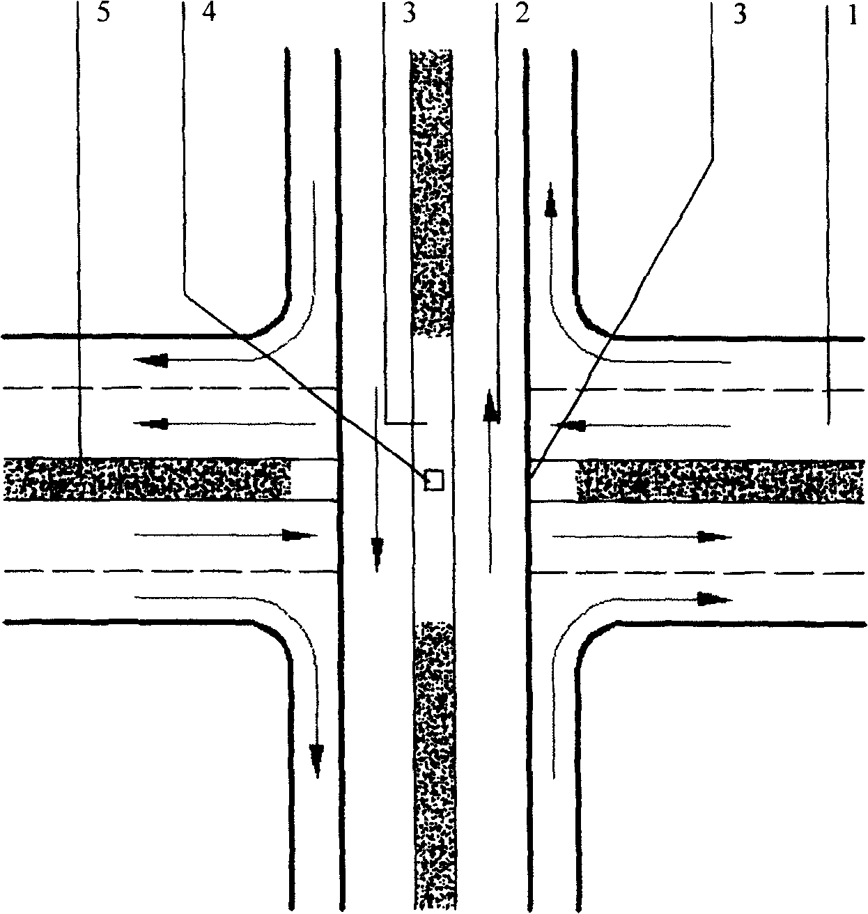 Zero commuter station structure of bus and zero transferring fast public traffic system