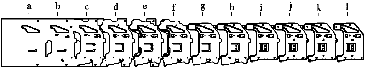 Rapid design method of progressive die for auto-body sheet metal parts