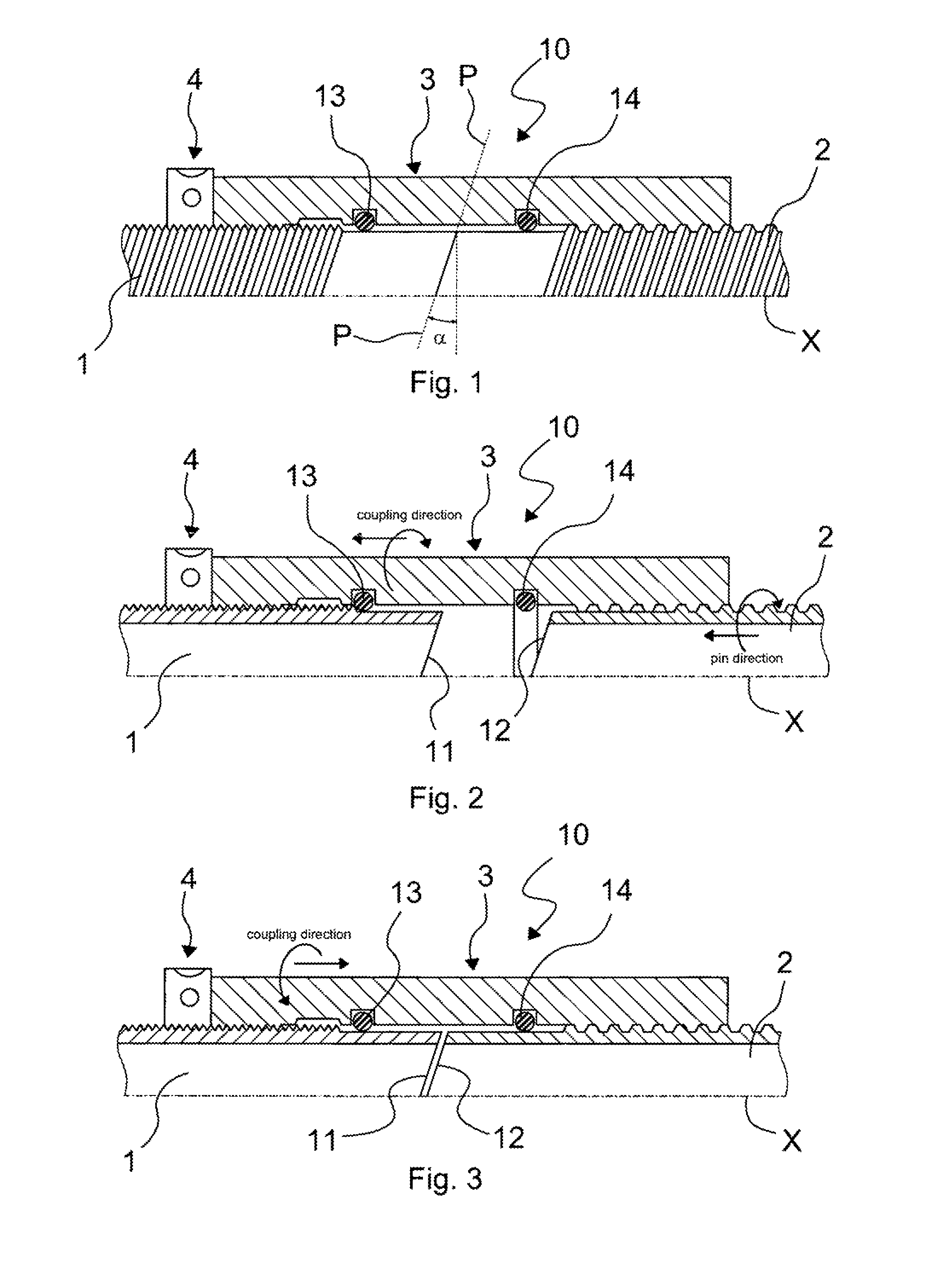 Threaded joint for tubes, pipes and the like