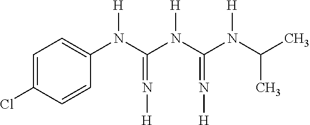 Atovaquone with a particle size diameter range (D90) of greater than 3 microns to about 10 microns