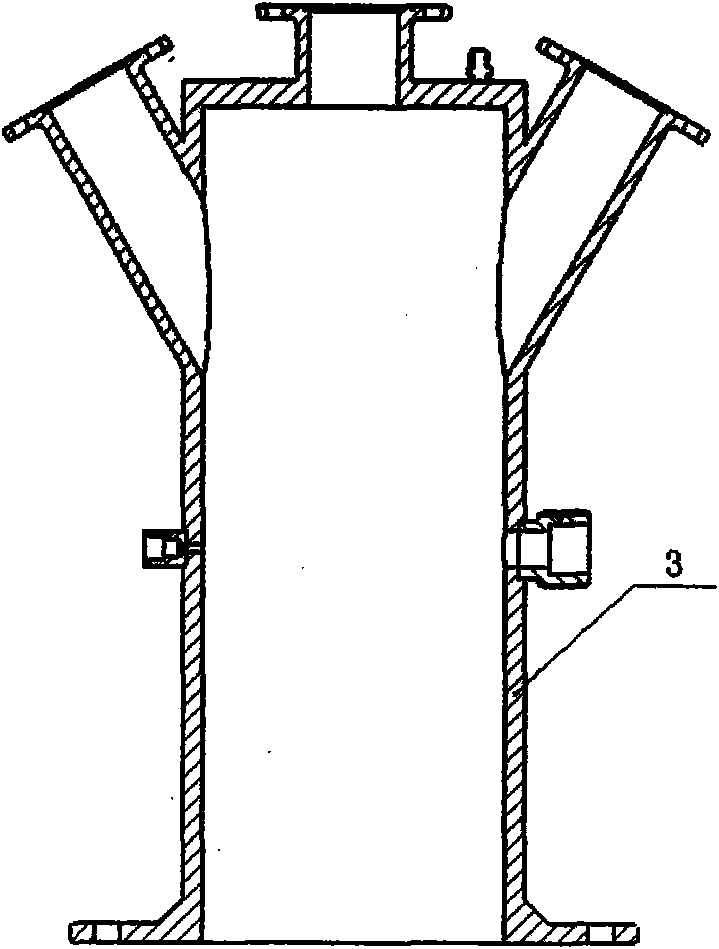 Test device for researching condensed phase particle collision discipline