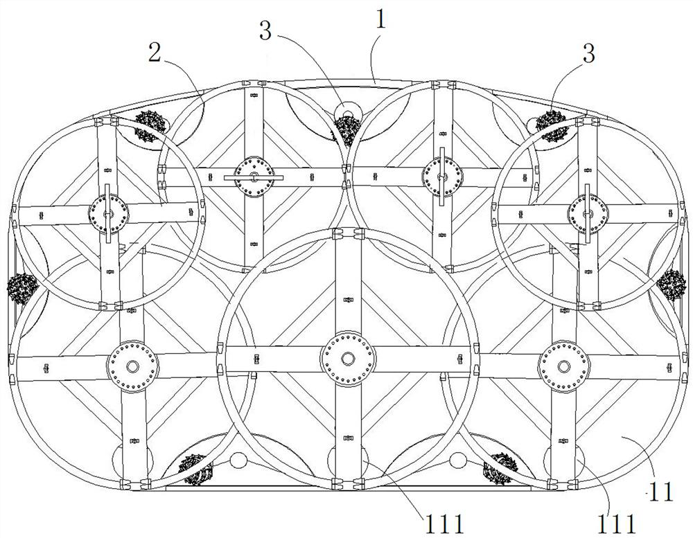 Non-circular tunnel boring machine and auxiliary excavation device for tunnel boring machine