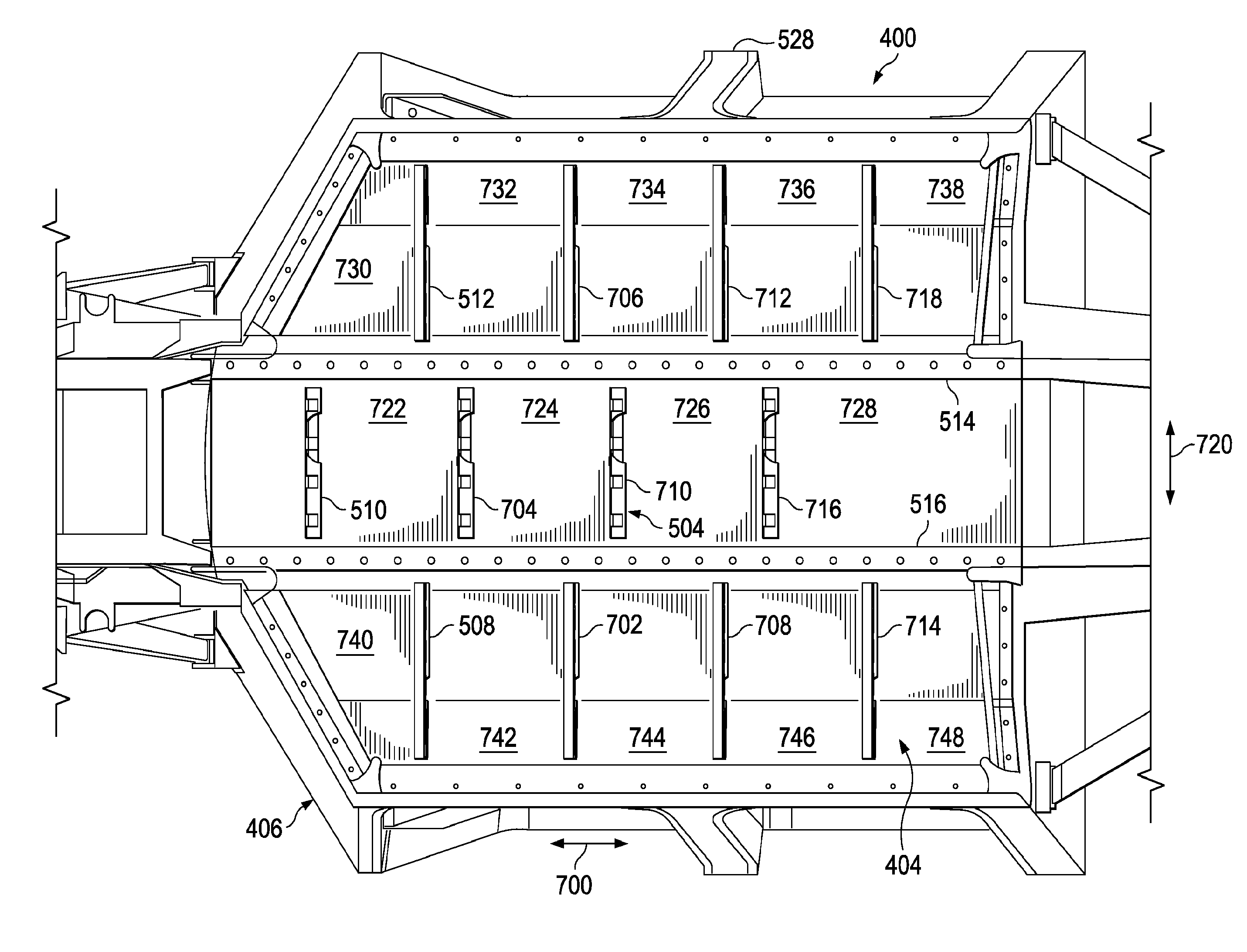 Blast load attenuation system for a vehicle