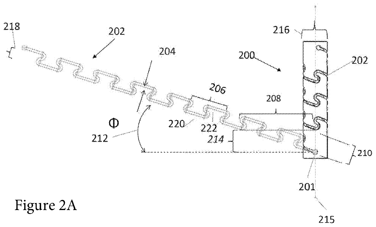 Flexible spine components having multiple slots