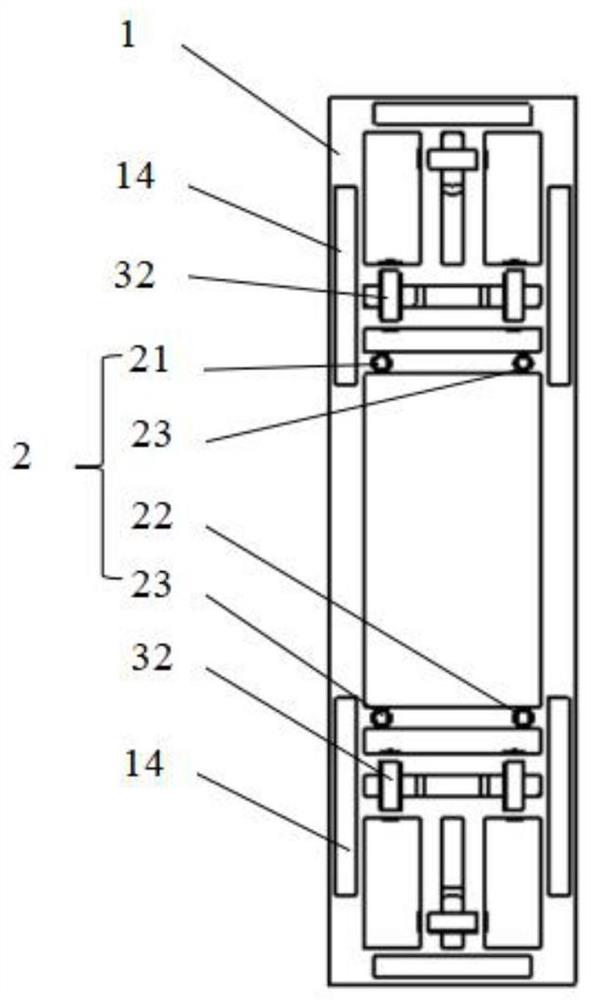 Battery box fixing device and vehicle