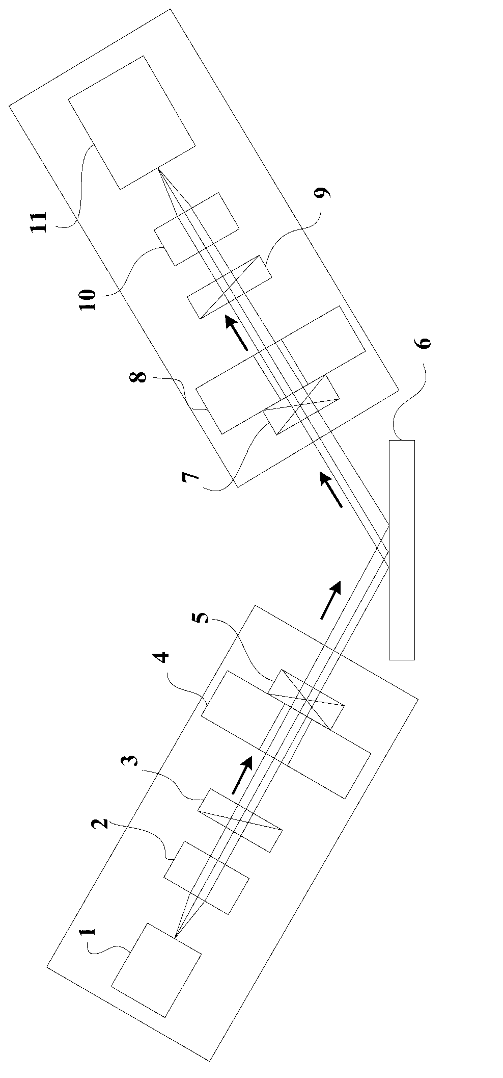 Transmission type Mueller matrix spectrum ellipsometer and measuring method thereof