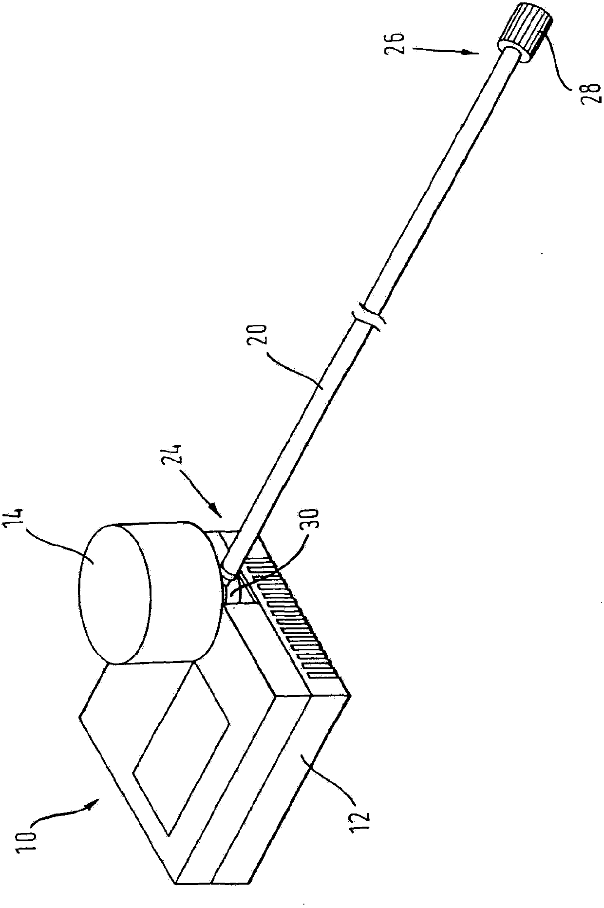 Apparatus for the introduction of air and/or sealant into a tire