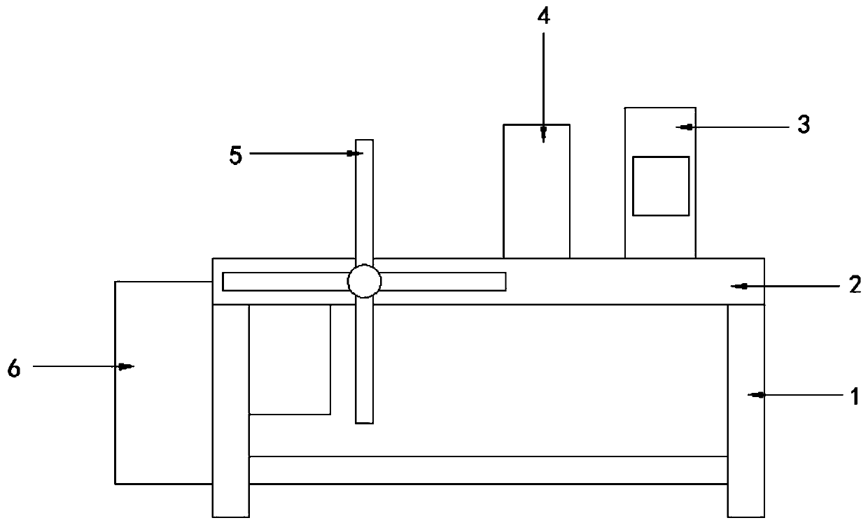 Stacking device for woven bag production