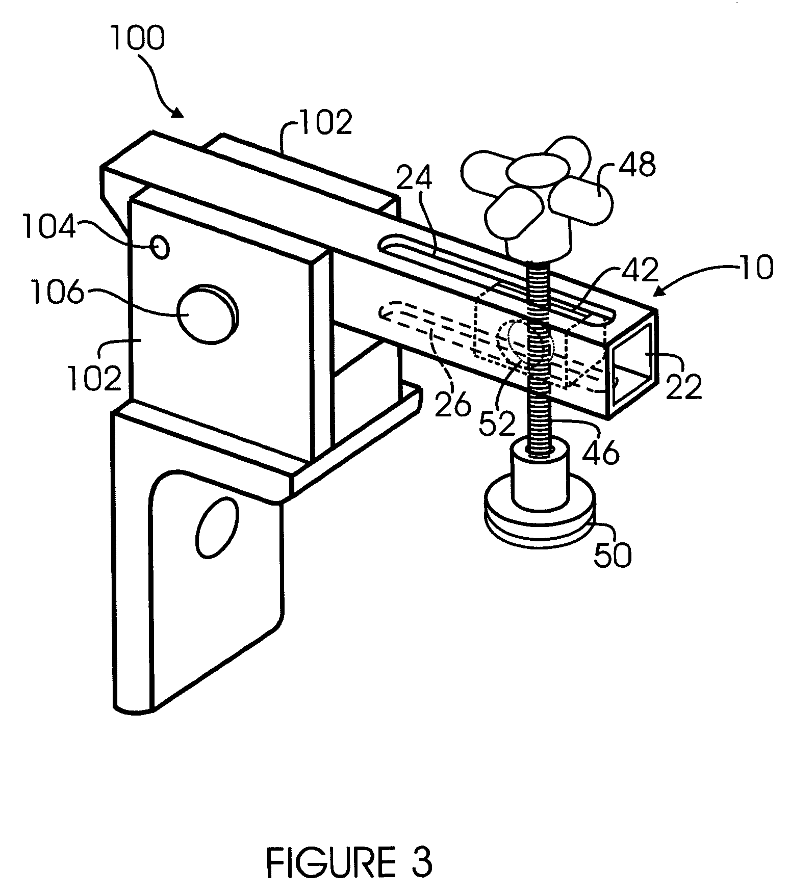 Clamp with magnetic spindle positioner