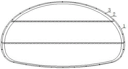 Bent-frame preliminary supporting structure for weak surrounding rock tunnel and supporting method