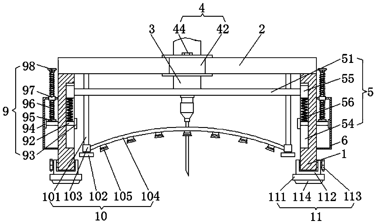 Orthopedic surgical puncture device with protective function and use method thereof