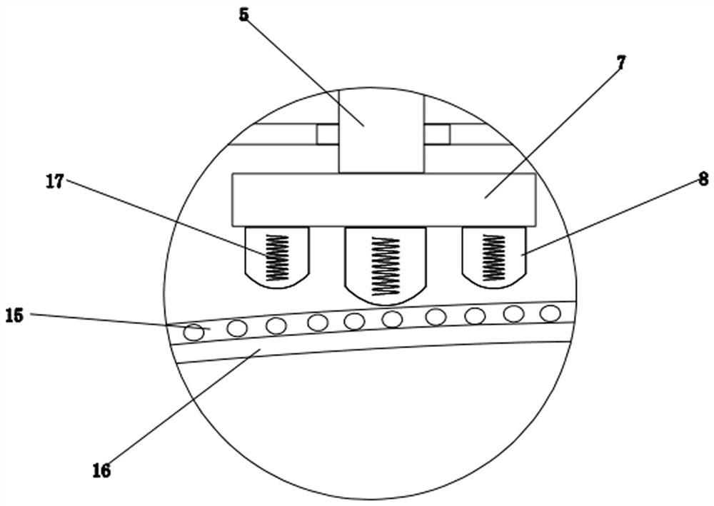 Waist nursing massage device