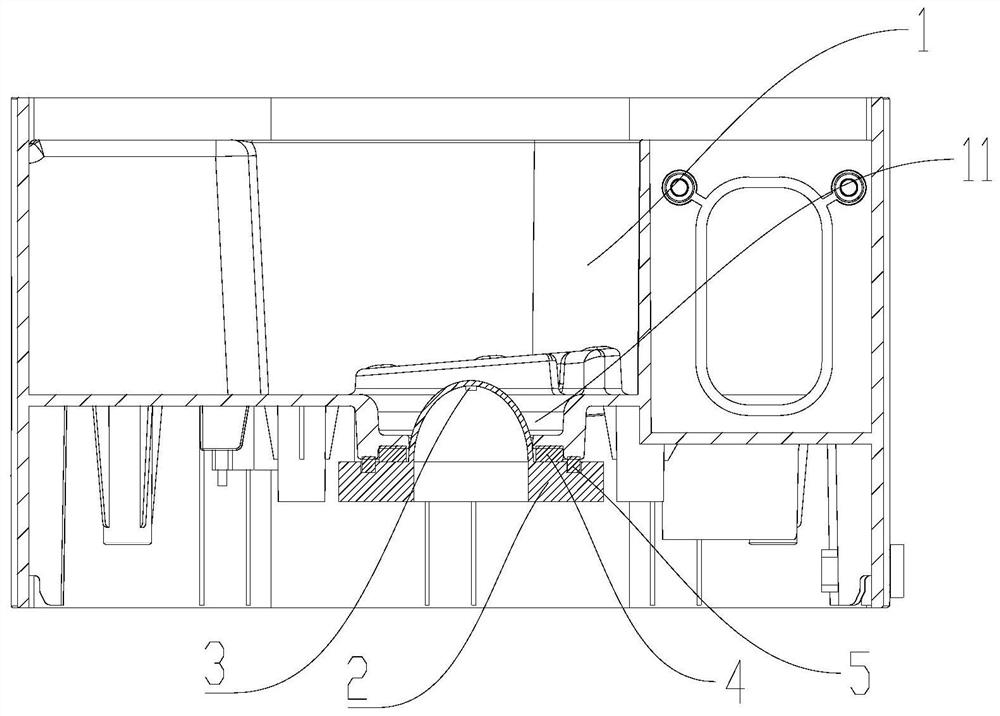 Heating structure and device with same