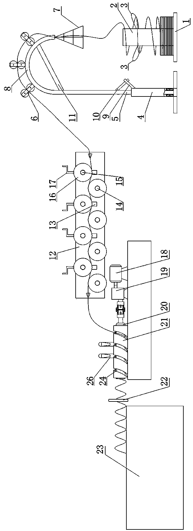 High-strength iron gauze weaving machine