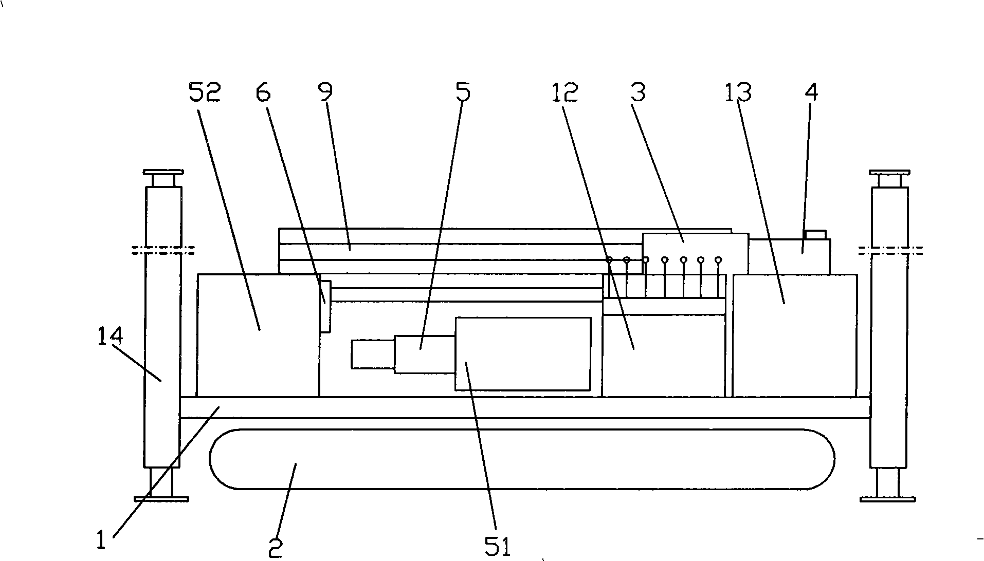 Dash-proof distant control boring machine and its control method