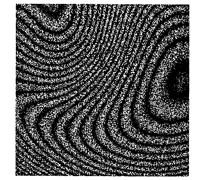 Electronic speckle interference fringe pattern filtering method