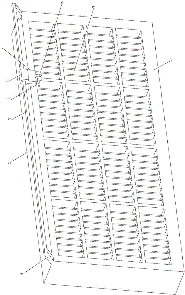 Compact shelf mechanism for taking out folder