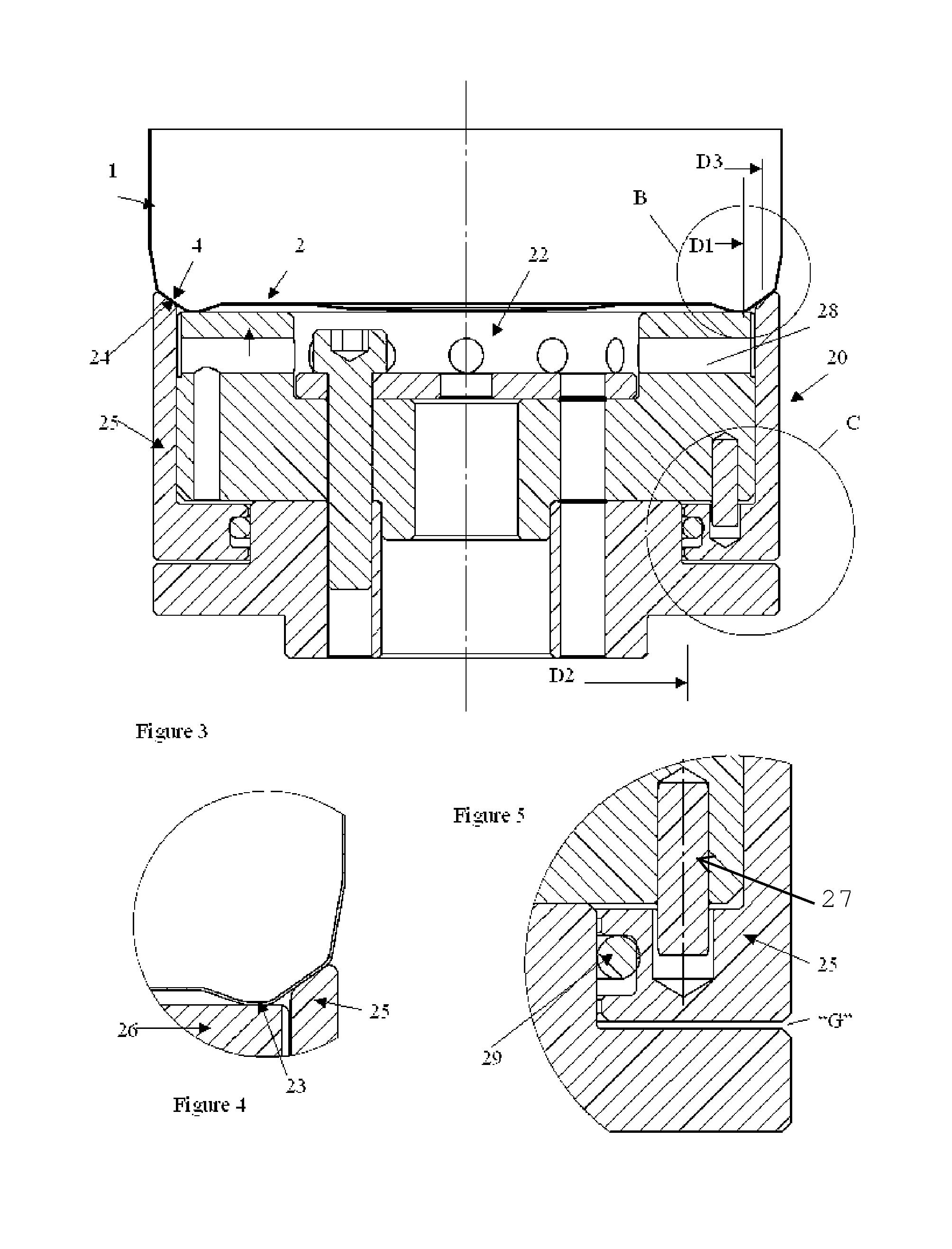 Apparatus for holding a container