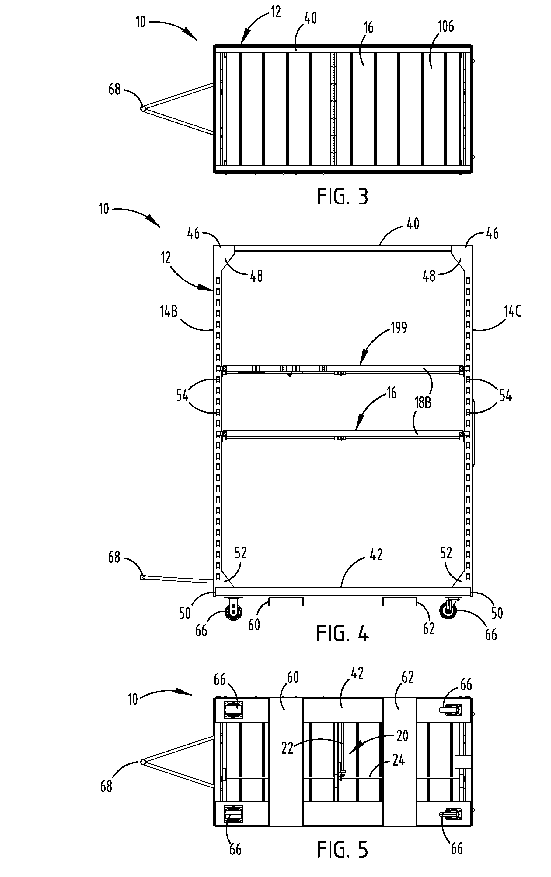 Adjustable shelving assembly