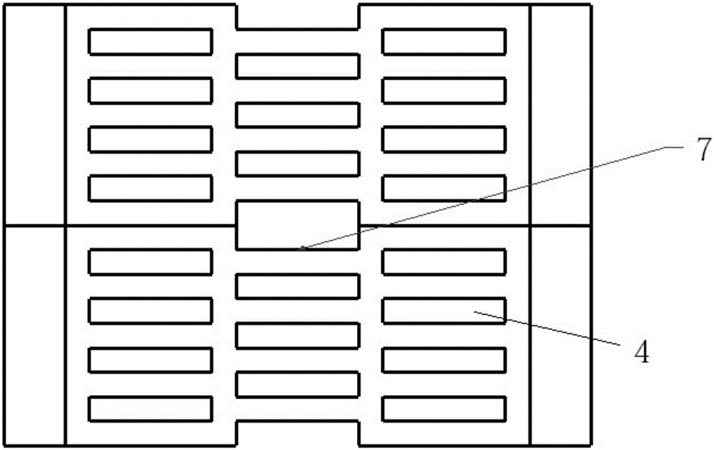 Self-heat-insulating building block brick of tenon-mortise heat cutoff bridge