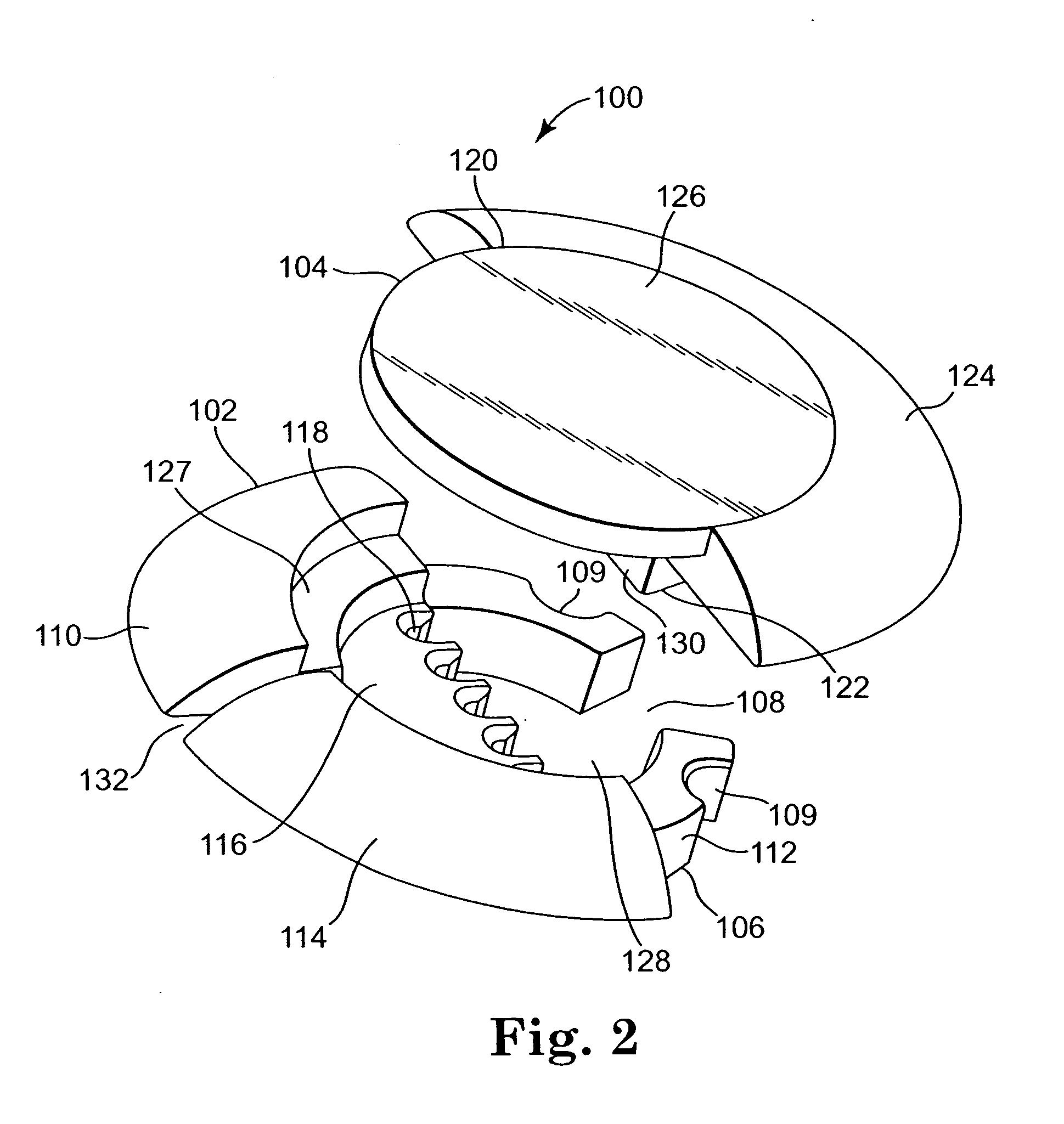 Low profile apparatus for securing a therapy delivery device within a burr hole