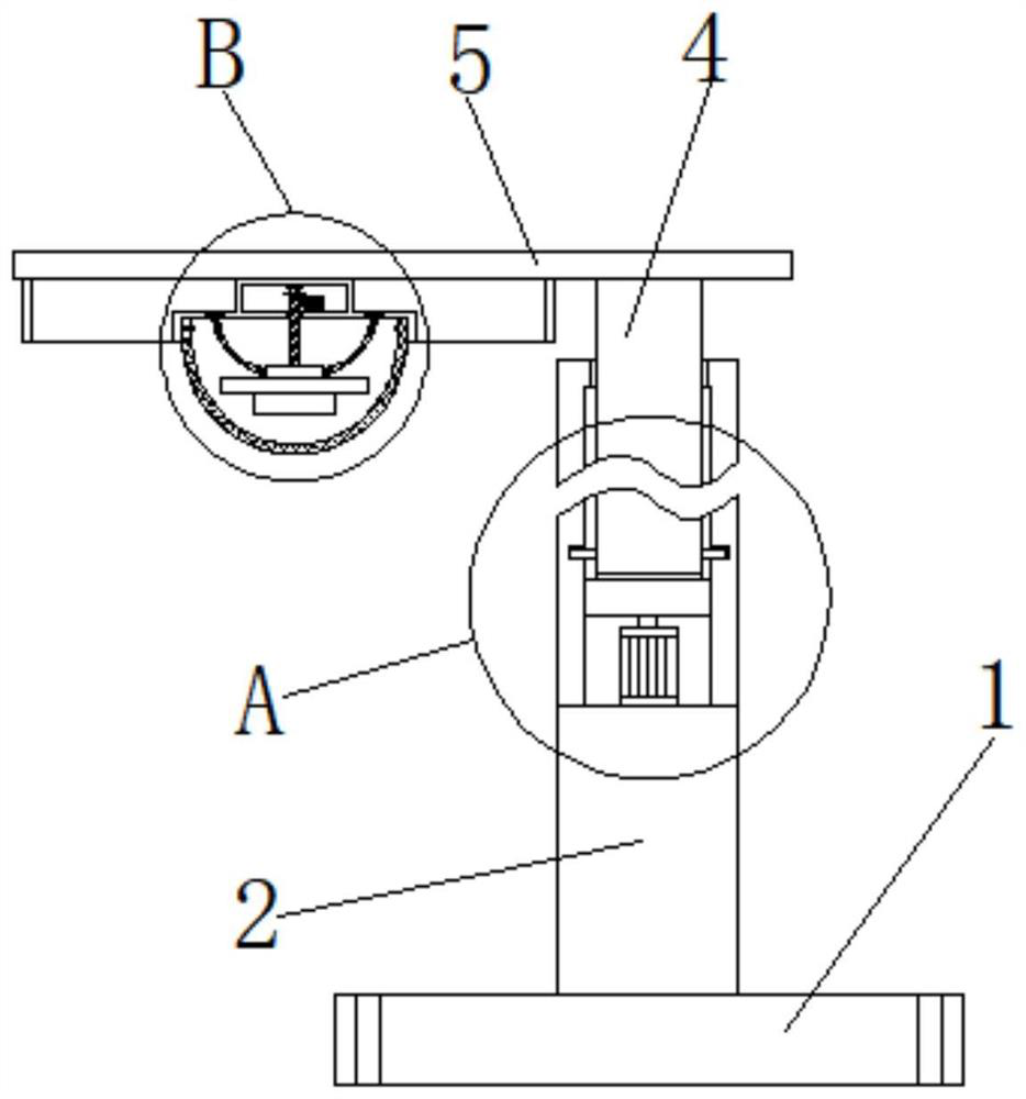 Angle adjusting mechanism for lighting street lamp